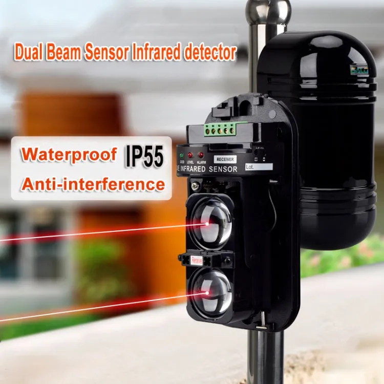 100m Alarm Dual Beam Photoelectric Infrared Detector ABT-100, ABT-100