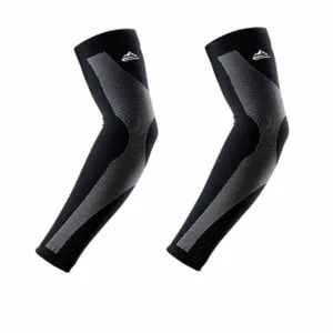 2pcs/pair Anti-uv Ice Silk Cooling Arm Sleeves for Cycling Driving Running