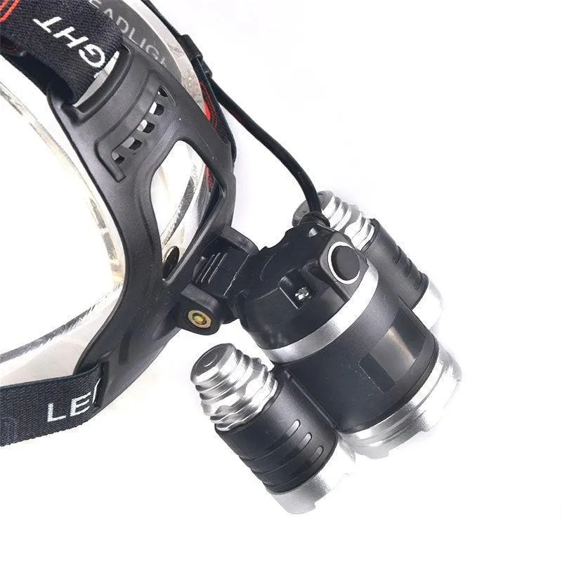 3 LED Zoom Headlamp (Black)
