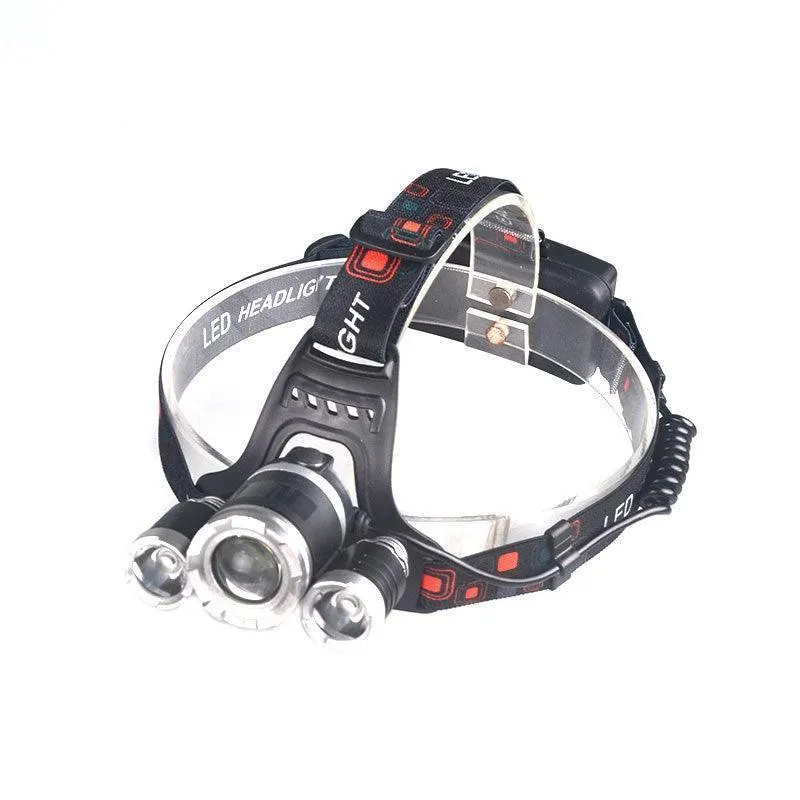 3 LED Zoom Headlamp (Black)