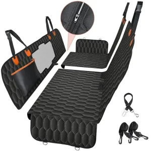 6 in 1 Dog Car Seat Cover Waterproof Mesh Visual Window Hammock Nonslip Trucks Suvs