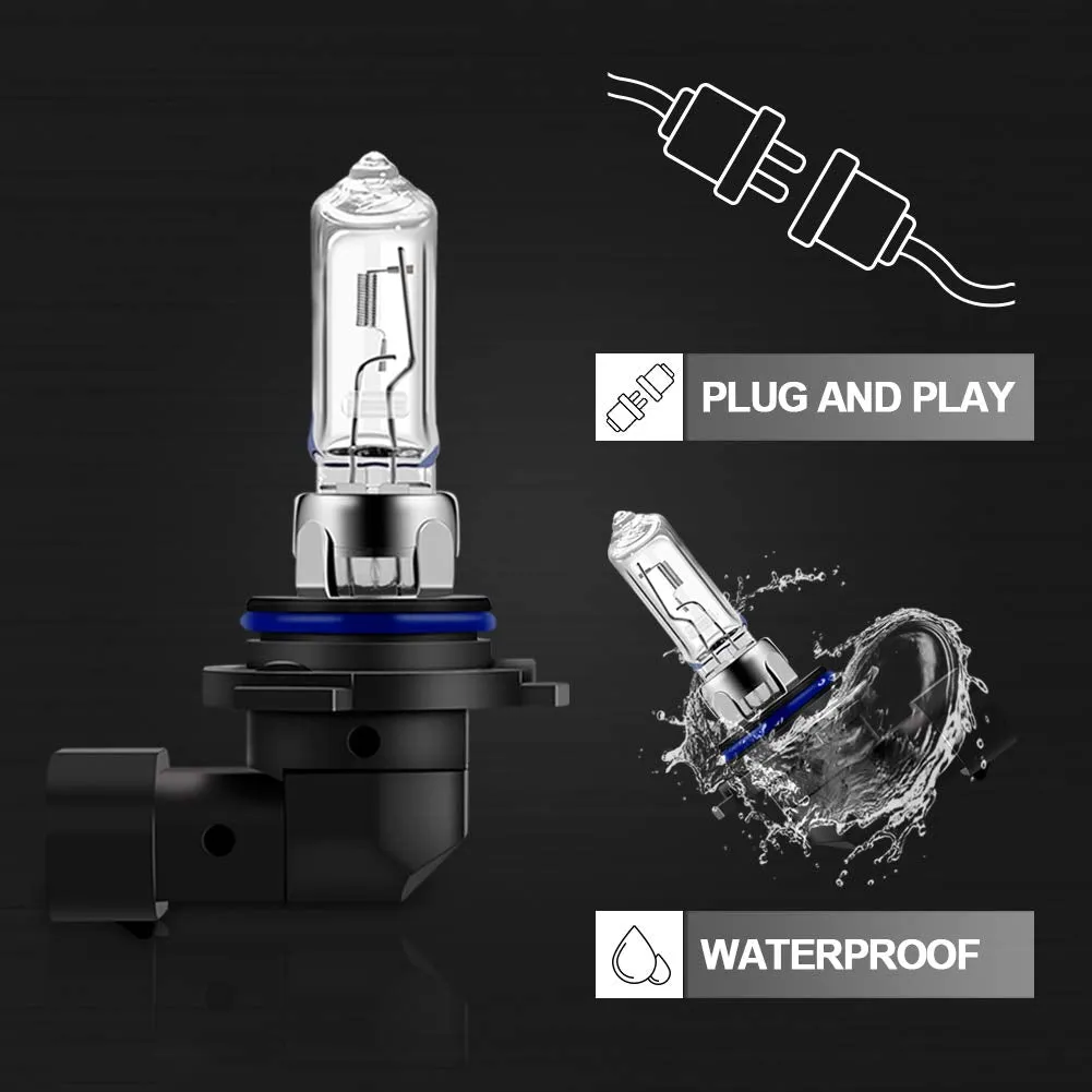 9005 HB3 Halogen Headlight Bulbs 12V 60W 4300K Warm Lighting