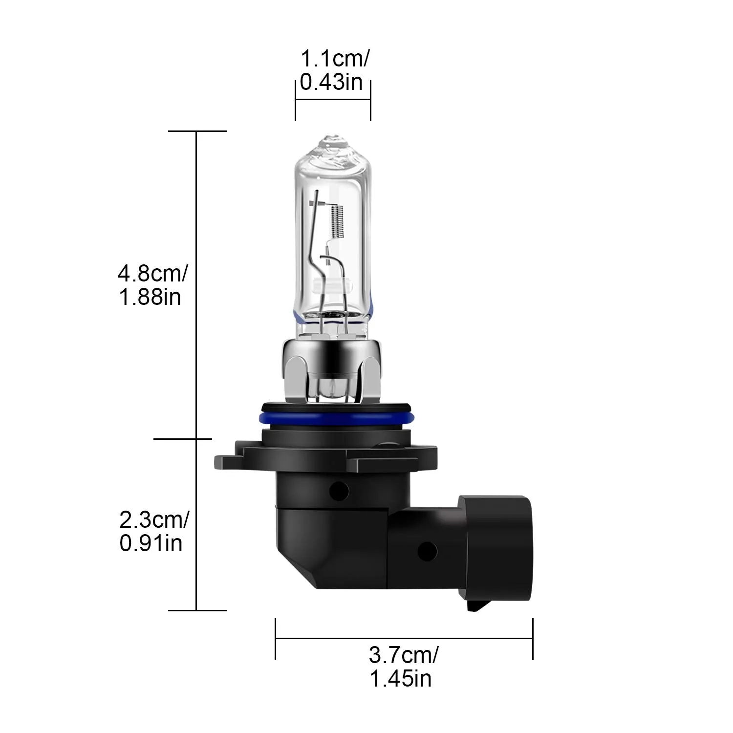 9005 HB3 Halogen Headlight Bulbs 12V 60W 4300K Warm Lighting
