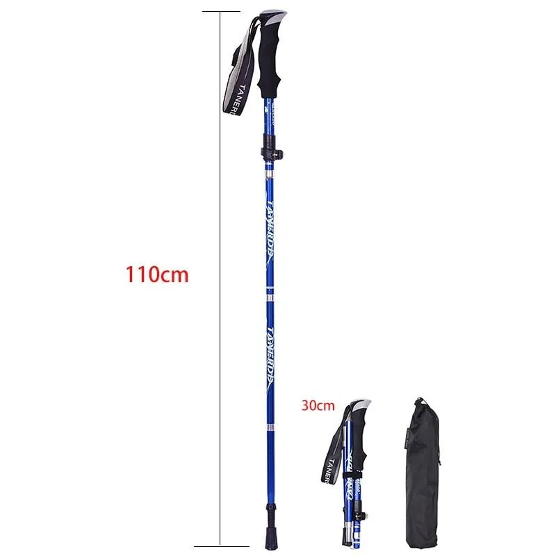 Adjustable Trekking Poles - Foldable Telescopic Pole