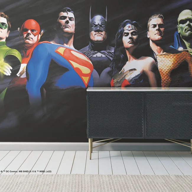 Alex Ross - Justice League Peel & Stick Wallpaper Mural