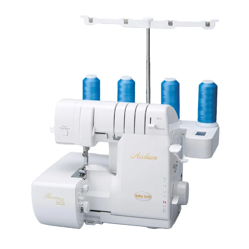 Babylock Acclaim Air Jet thread delivery with Wave Stitch | BLES4