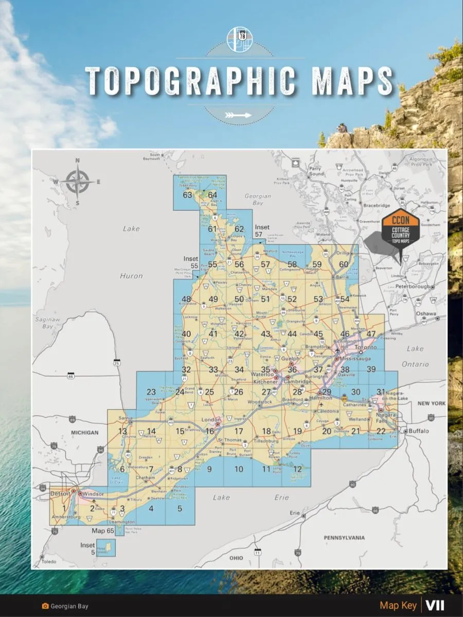 Backroad Mapbooks  Southern Ontario - Spiral 2nd Edition