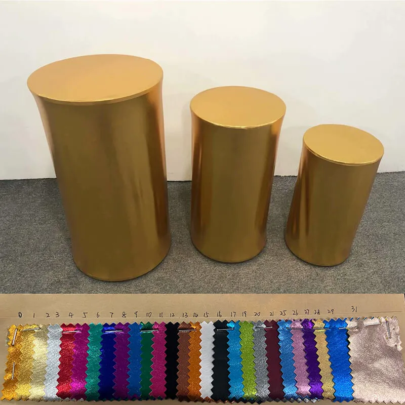 Bling Bling Solid Color Pedestal Cover