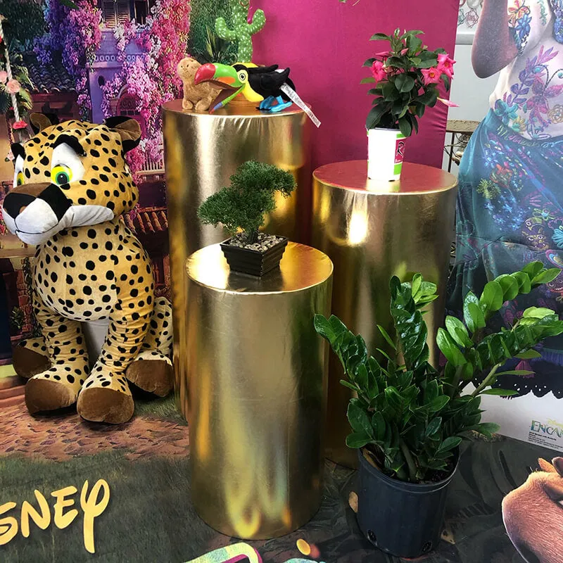 Bling Bling Solid Color Pedestal Cover