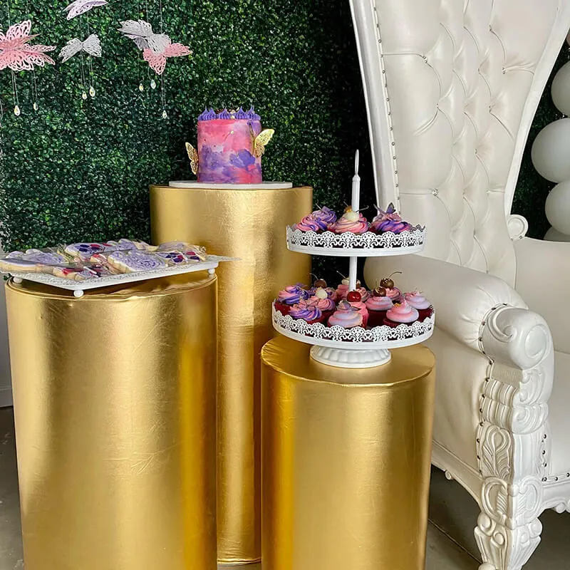 Bling Bling Solid Color Pedestal Cover