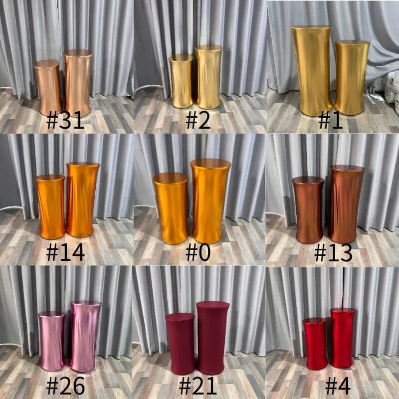 Bling Bling Solid Color Pedestal Cover