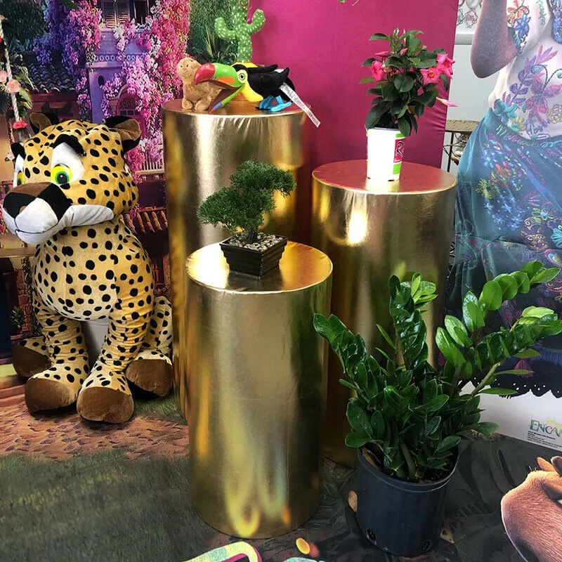 Bling Bling Solid Color Pedestal Cover