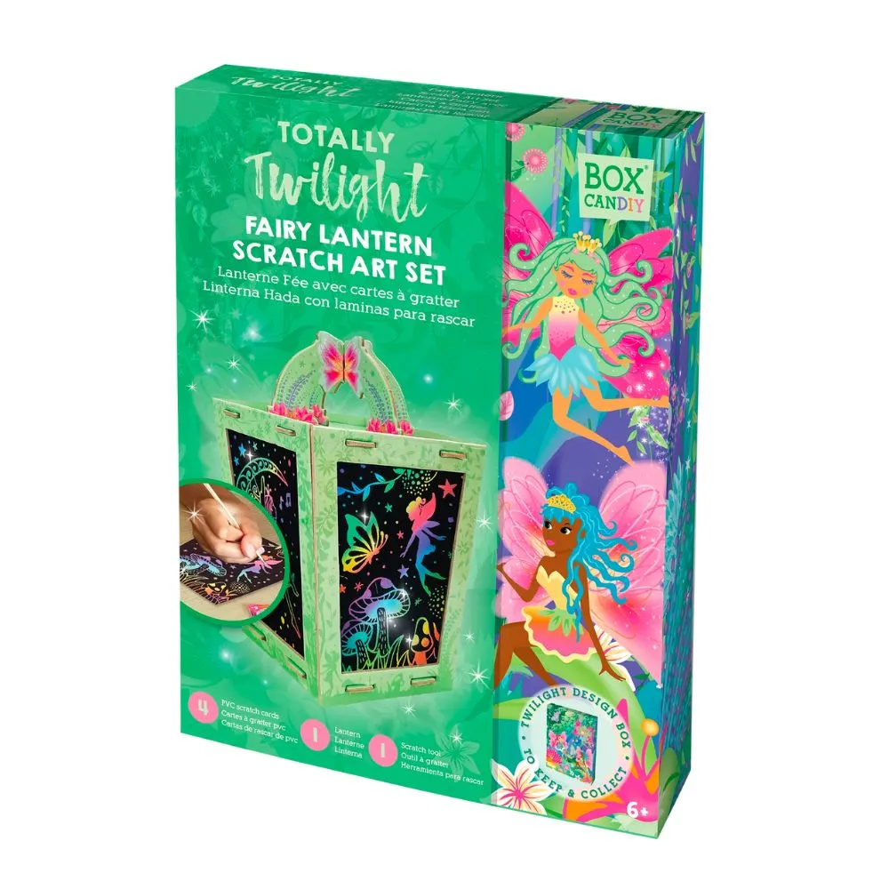 Box Candiy - Totally Twilight - Fairy Lantern to Scratch Art Set