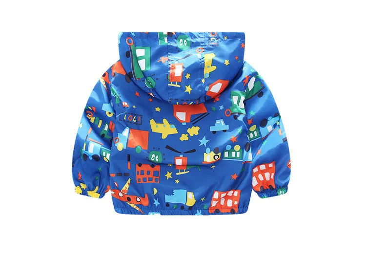 Boys And Children's Airplane Baby Windbreaker Jackets