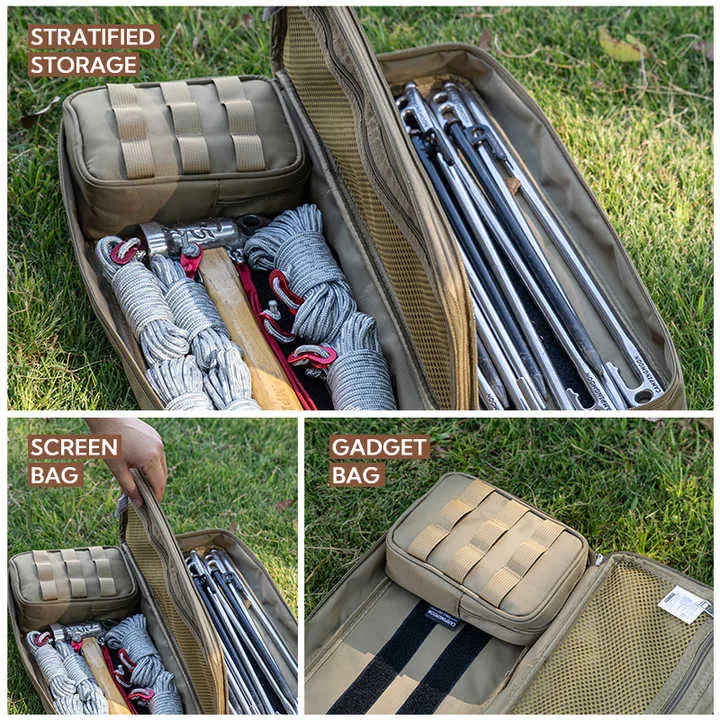 Campingooon مخصص دائم مقاوم للماء قماش نجاة خارجي محمول للتخييم أوتاد خيمة Campingooon Custom Durable Waterproof Outdoor Survival Canvas Portable Camping Tent Pegs