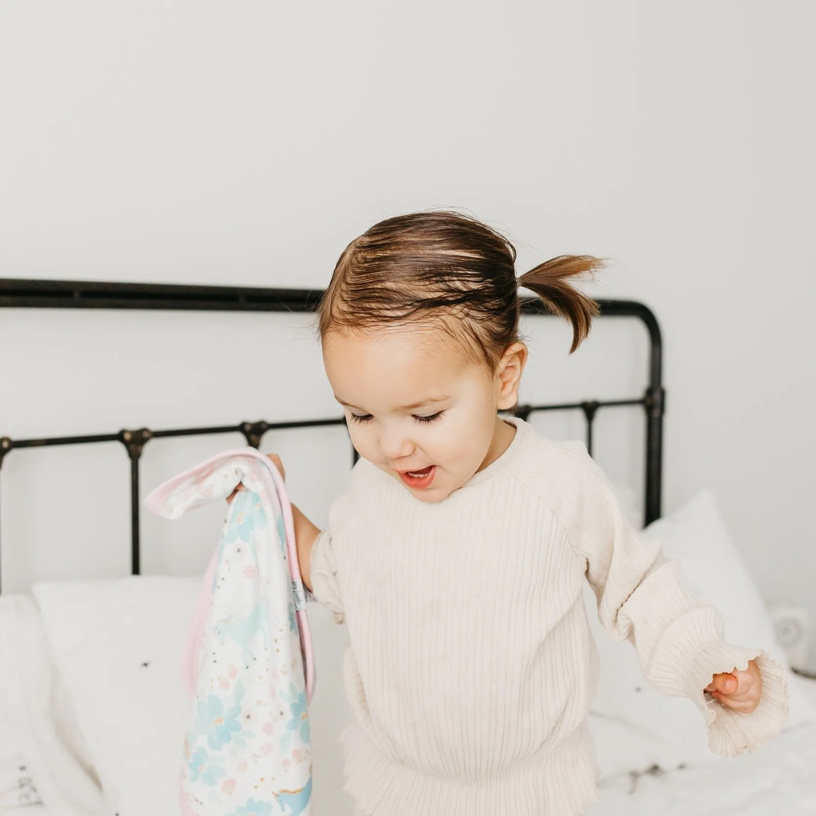 Copper Pearl Three-Layer Security Blanket Set | Whimsy