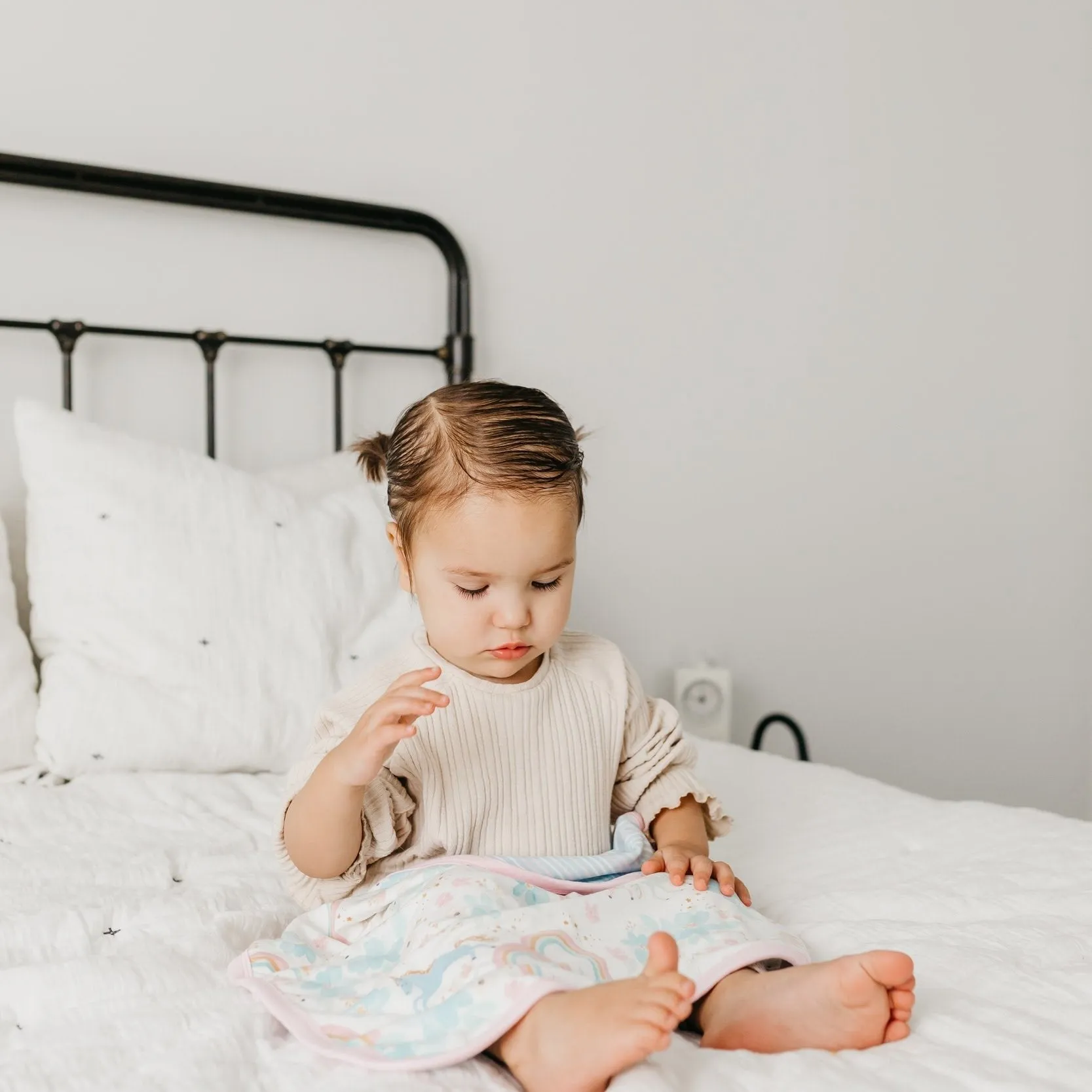 Copper Pearl Three-Layer Security Blanket Set | Whimsy