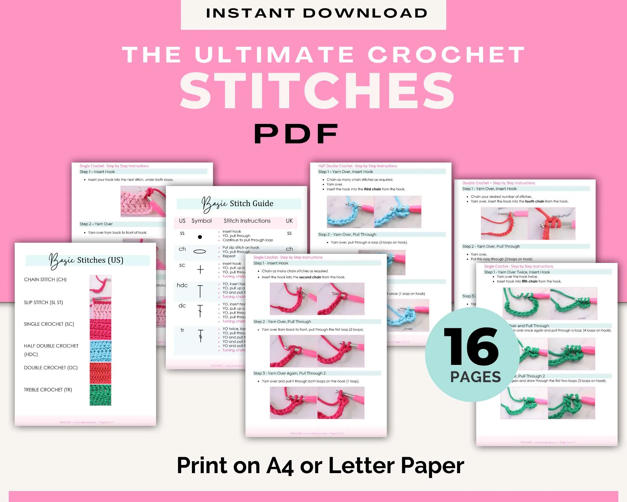 Crochet Stitch Guides