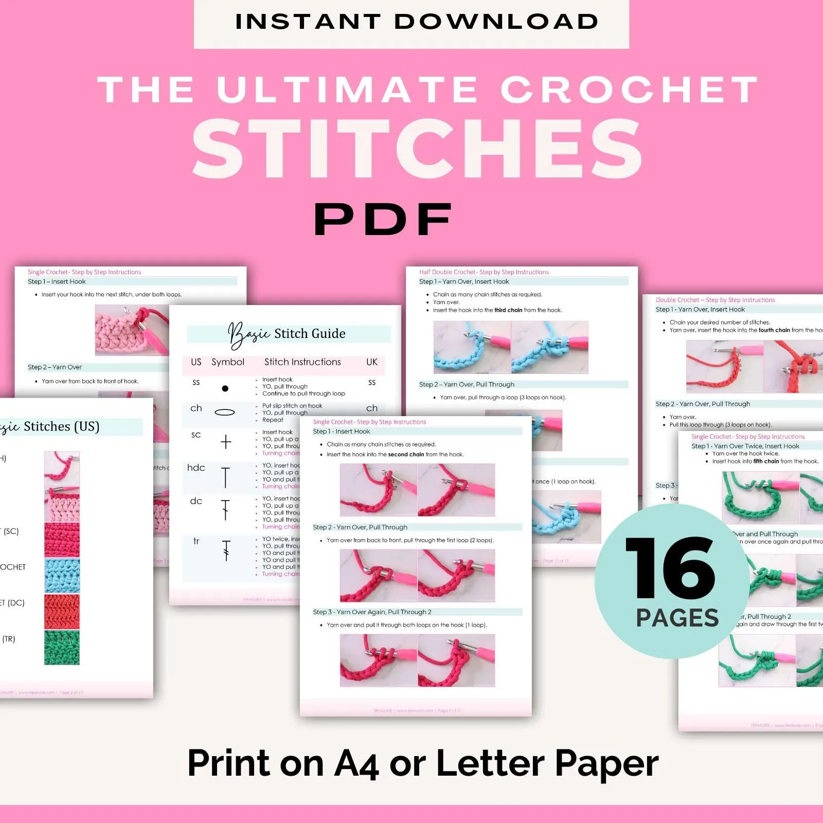 Crochet Stitch Guides