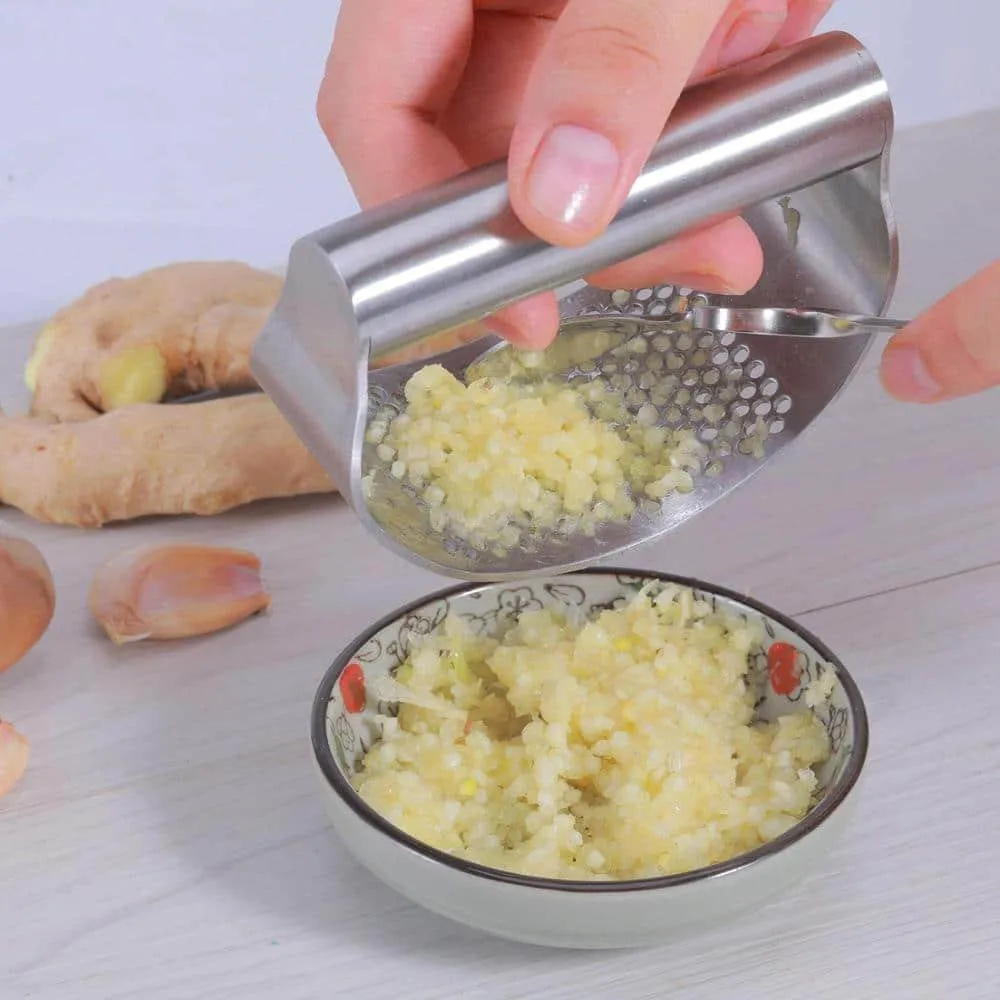 Ergonomic Design Garlic Press