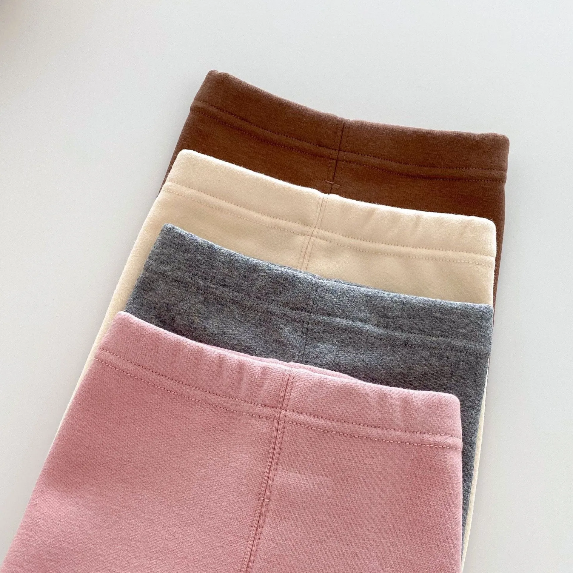 Heart & Bear Patch Winter Plush Leggings
