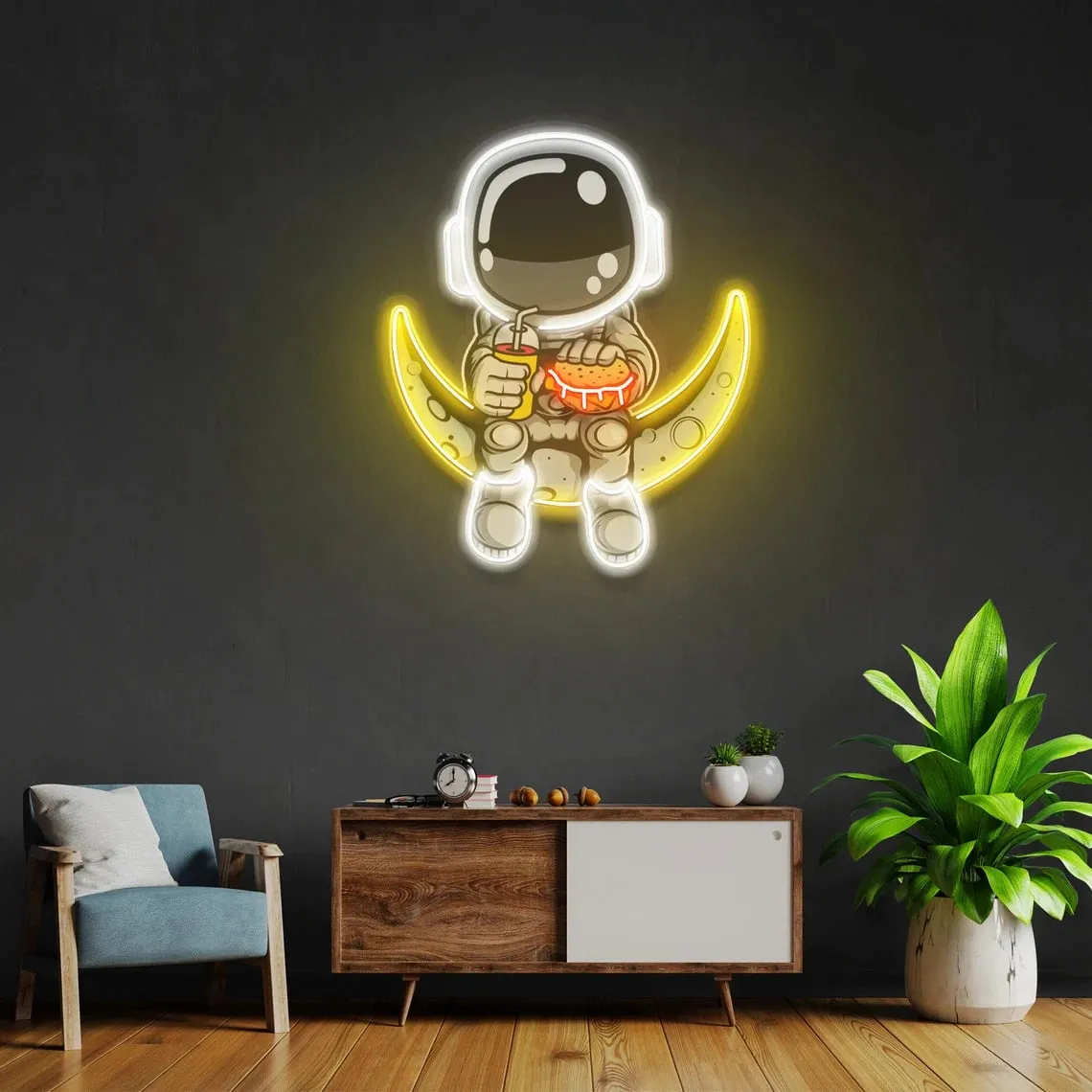 Insegne art design al neon led