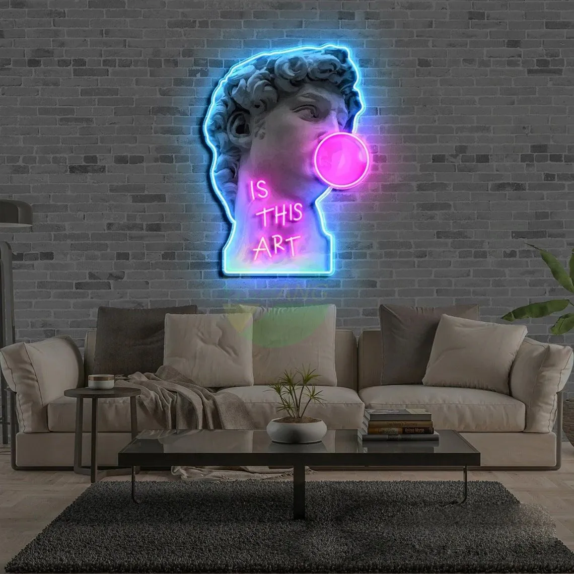 Insegne art design al neon led