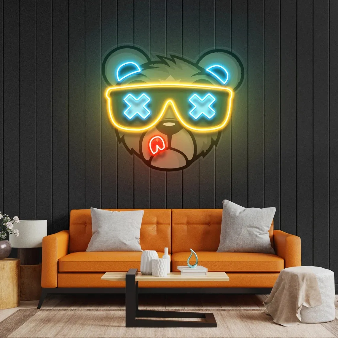 Insegne art design al neon led
