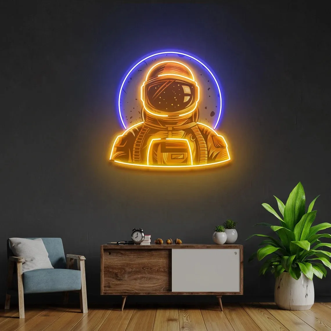 Insegne art design al neon led