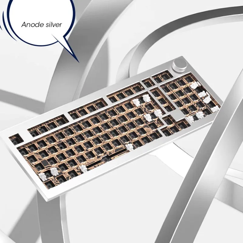 JamesDonkey R2 Aluminum Wireless DIY Keyboard Kit with Customizable Features