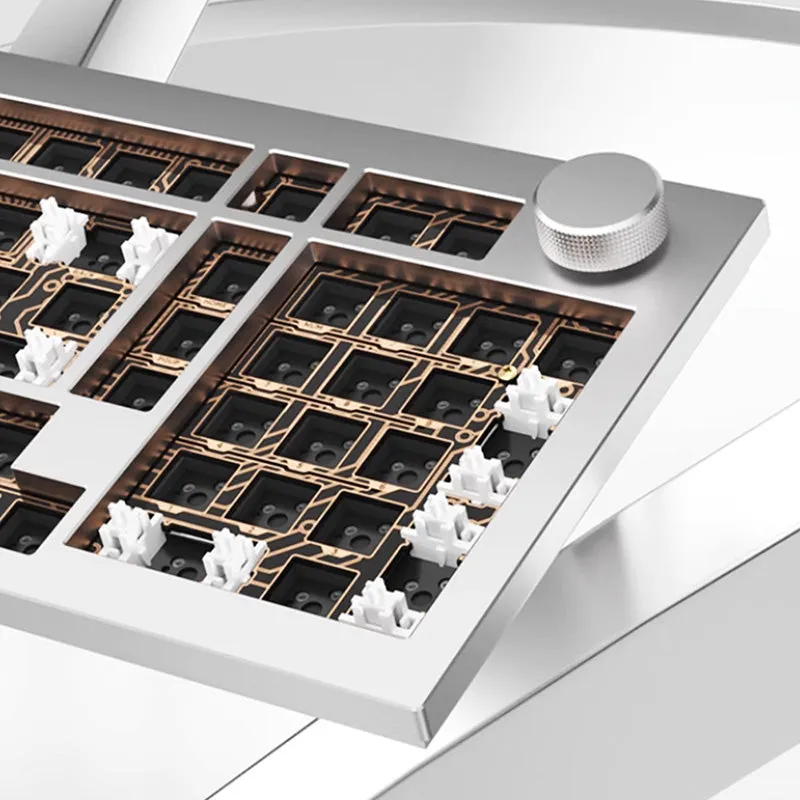 JamesDonkey R2 Aluminum Wireless DIY Keyboard Kit with Customizable Features