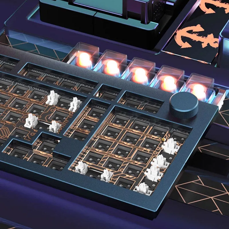 JamesDonkey R2 Aluminum Wireless DIY Keyboard Kit with Customizable Features