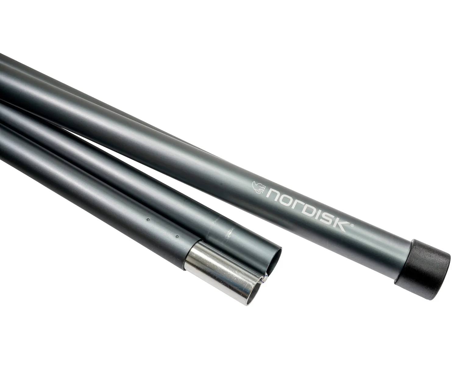 Kari 12 Adjustable alu pole set - Aluminium