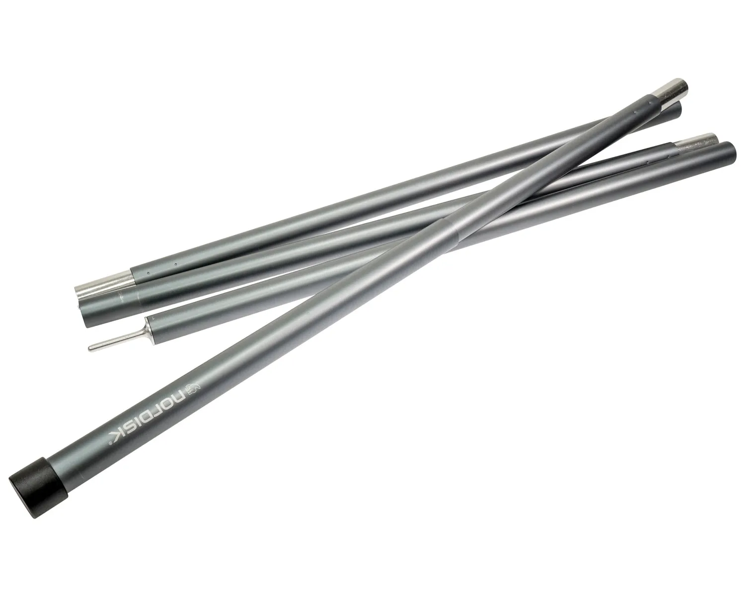 Kari 12 Adjustable alu pole set - Aluminium