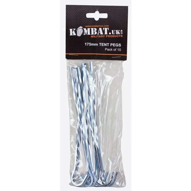 Kombat UK Tent Pegs (10 Pack)