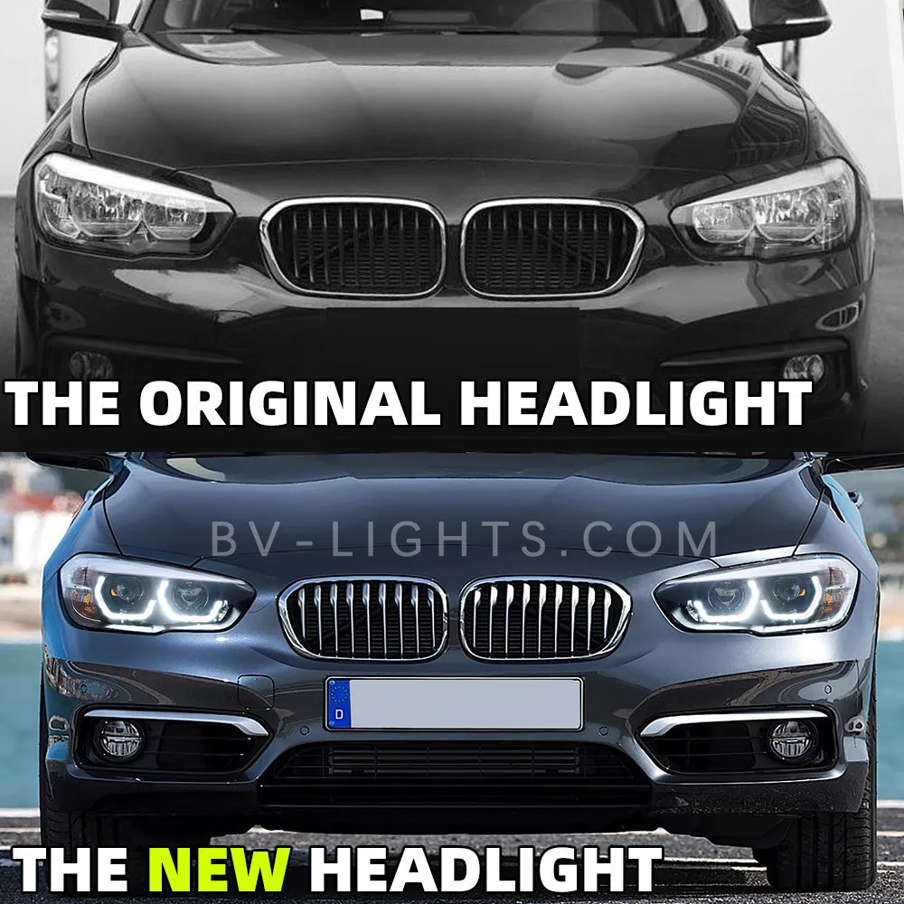 Modified headlight for BMW 1 Series/F20 2015-2018 Upgrade to the Latest Style led headlamp Daytime running light