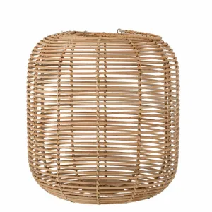 Nei Lantern w/Glass, Nature, Rattan