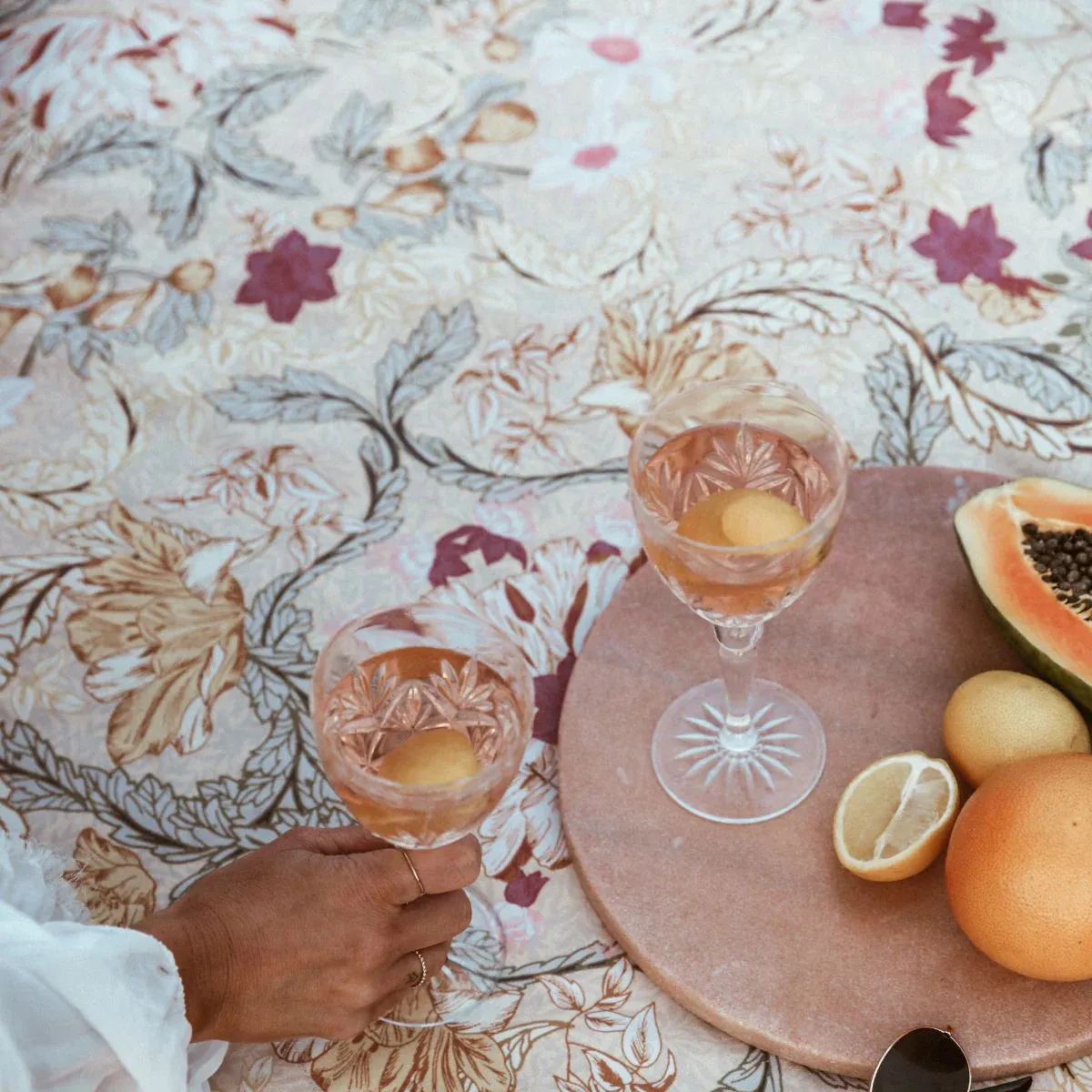 Pastel Forest Picnic Rug