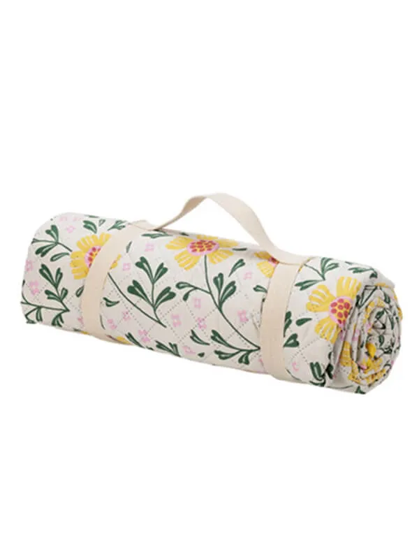 Picnic Blanket Floral Design