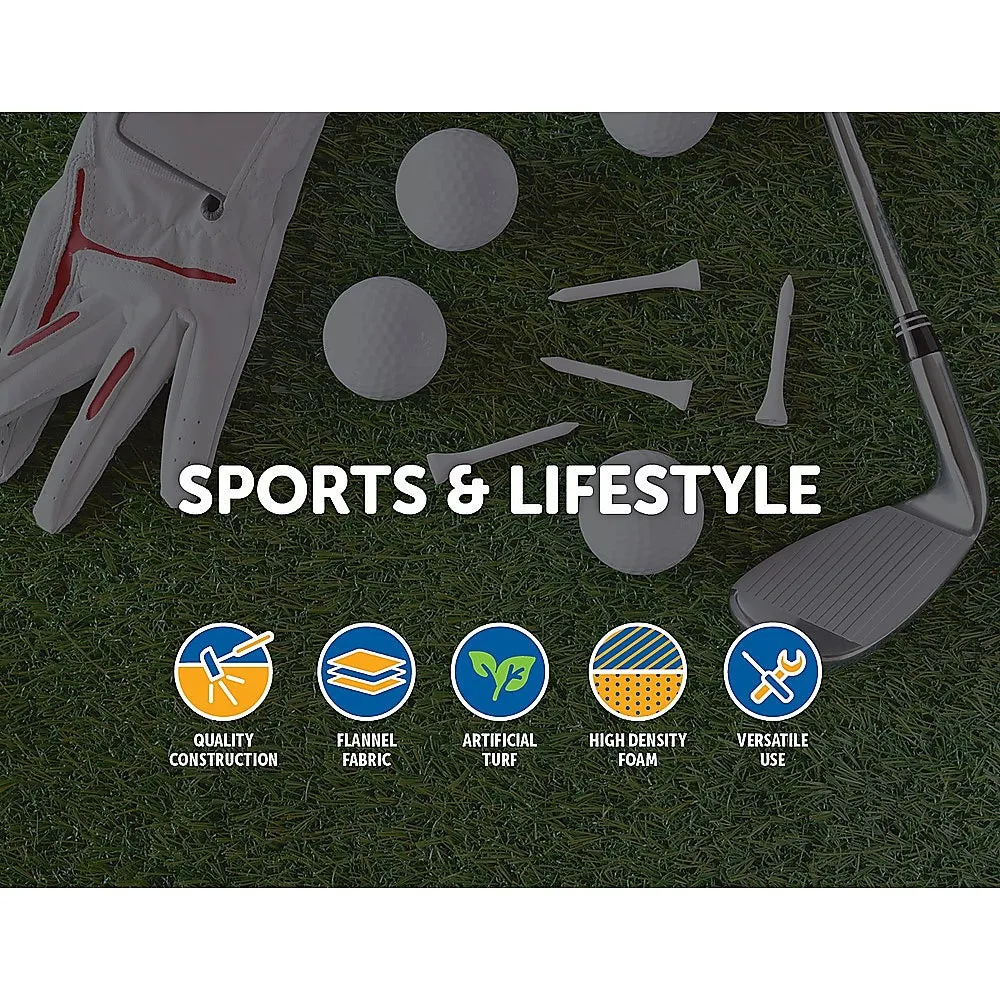 Portable Golf Beer Pong Set with 2 Putters & 6 Balls