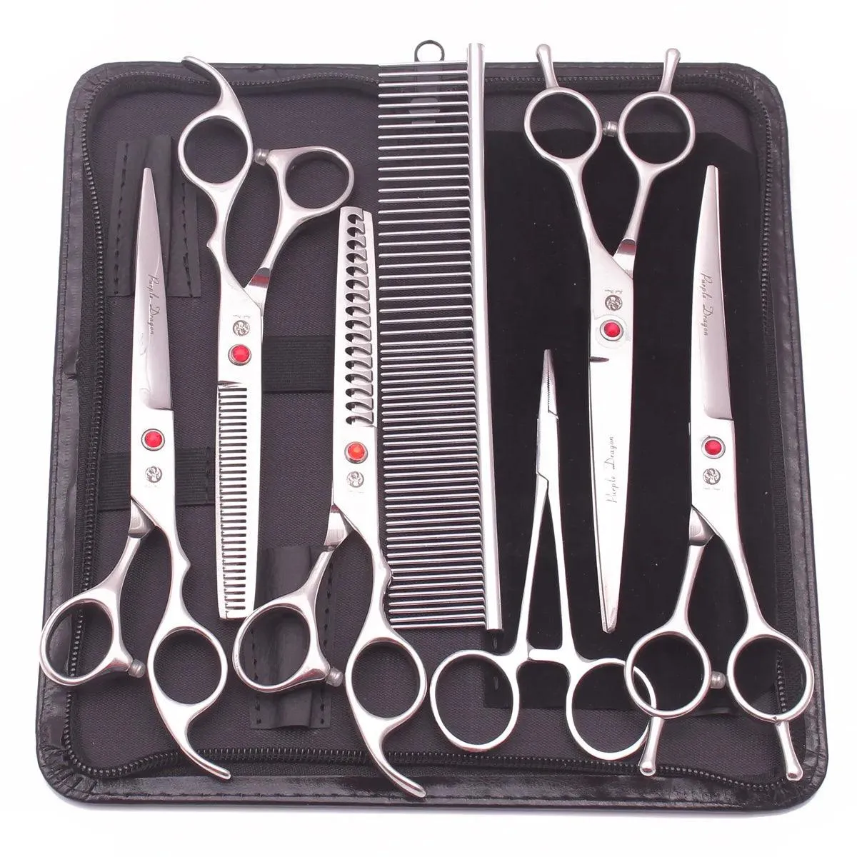 Purple Dragon Grooming Scissors 7" & 6.5"