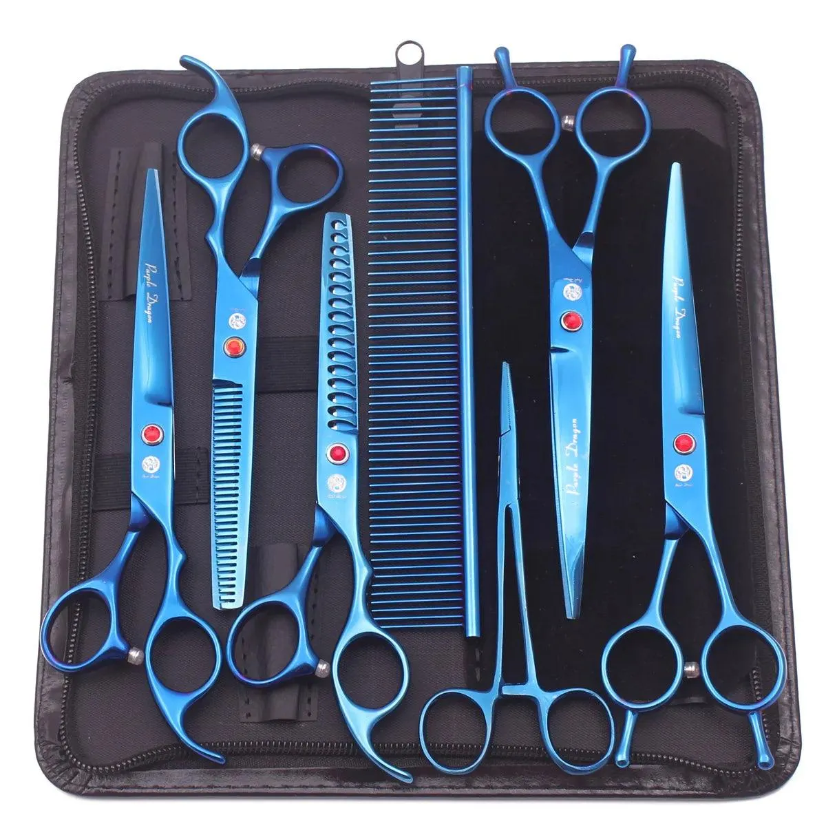 Purple Dragon Grooming Scissors 7" & 6.5"