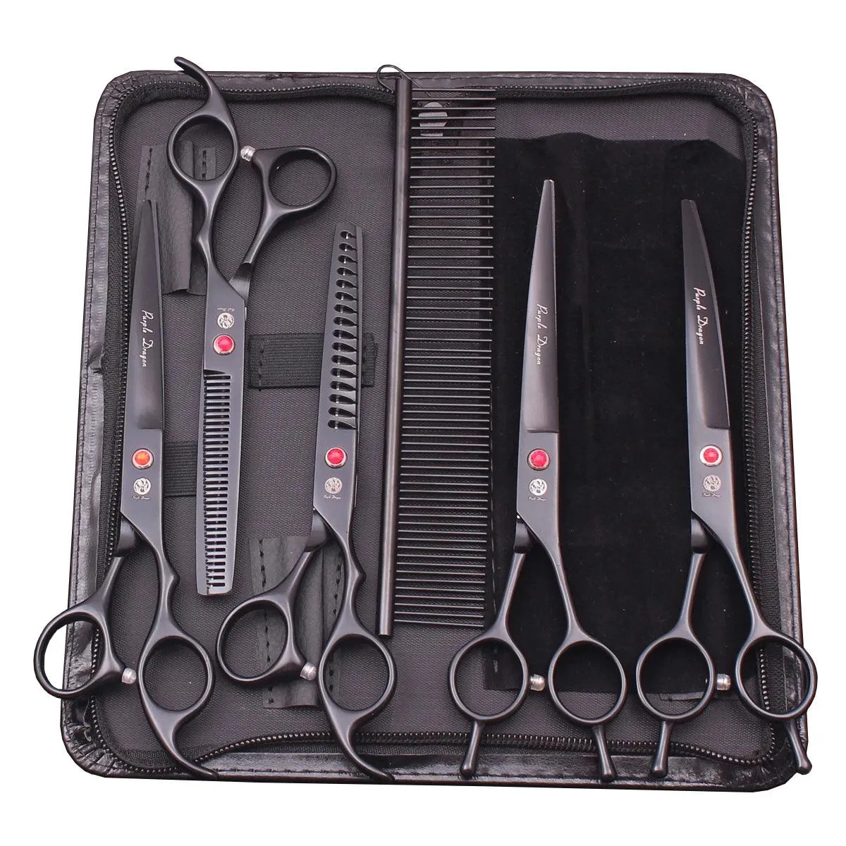 Purple Dragon Grooming Scissors 7" & 6.5"