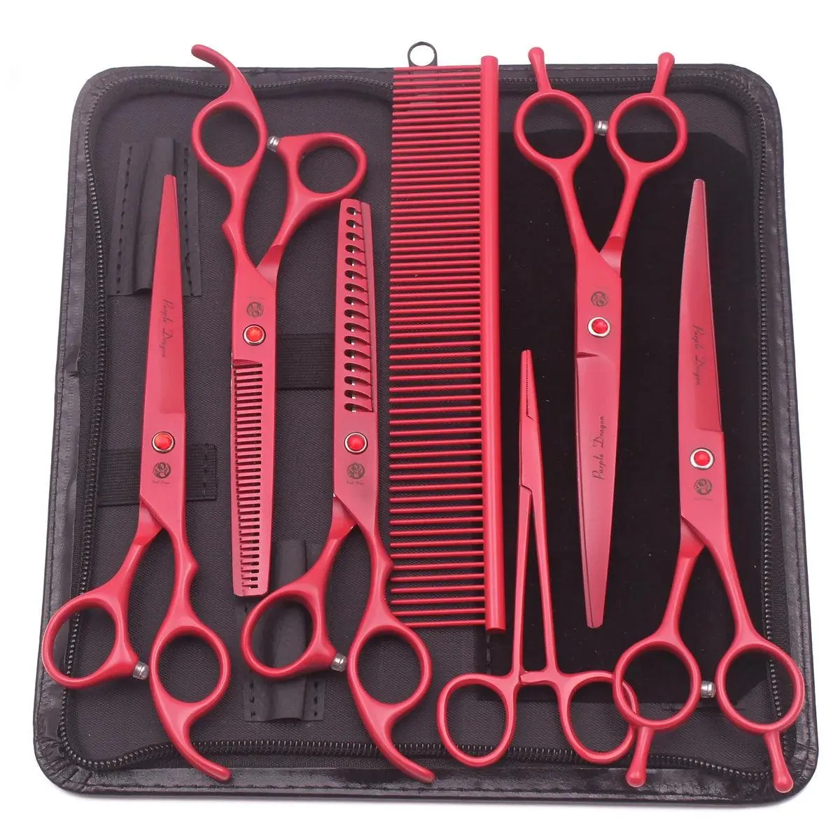 Purple Dragon Grooming Scissors 7" & 6.5"