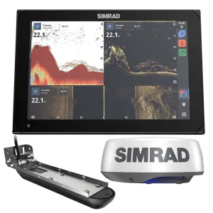 Simrad NSX 3012 Radar Bundle - HALO20  Radar Dome  Active Imaging 3-in-1 Transducer [000-15378-001]