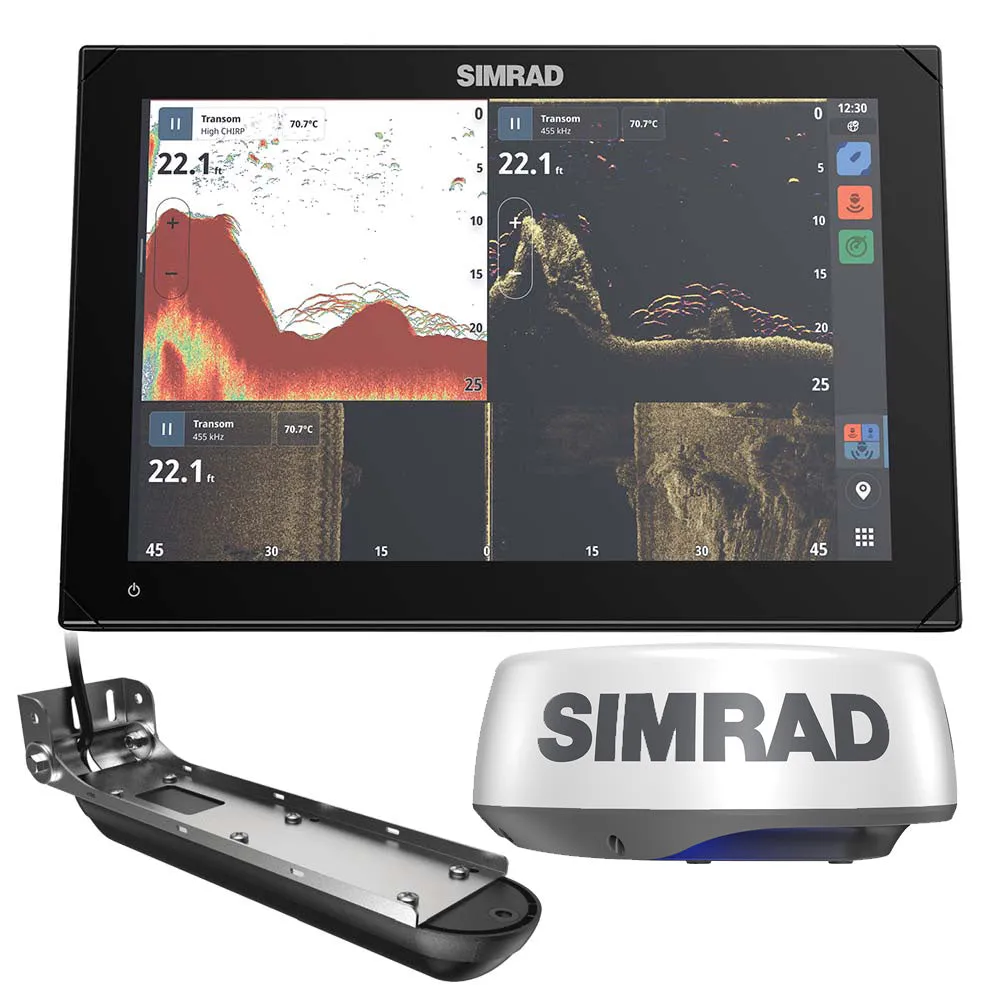 Simrad NSX 3012 Radar Bundle - HALO20  Radar Dome  Active Imaging 3-in-1 Transducer [000-15378-001]