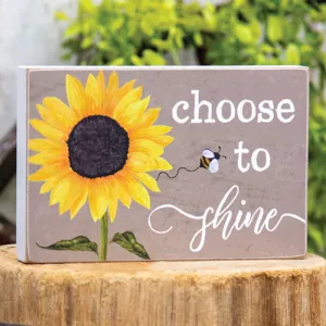 Sunflower Shine Block